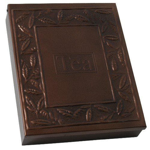 Old Dutch Copper 9 Compartment Tea Bag Storage