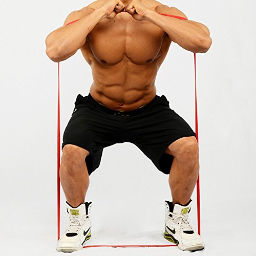 Pull UP Assist Bands,Heavy Duty Resistance Exercise Band,Powerlifting Stretch Bands and Assisted Pull Up Band perfect for Body stretching Weightlifting Training Fitness (Green+Red+Purple+Black)