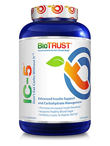 BioTrust IC-5 2.0 Insulin Support and Carbohydrate Management, 120 capsules (3-pack) BioTrust IC-5 2.0 Insulin Support and Carbohydrate Management, 120 capsules (3-pack)