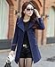 Youtobin Women's New Style Winter Dress-Coats Slim Long Woolen Pea Coat