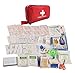 Best The Seller Emergency First Aid Kit 180 piece Medical Supplies Survival Bag for Car Travel Waterproof Emergency Box Outdoor Auto Camping Office Sports and Home