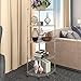 Lifewit 5-Tire Corner Wire Shelf Bathroom Corner Shelf, Free Standing Corner Storage Rack,Adjustable,Stainless,Sliver