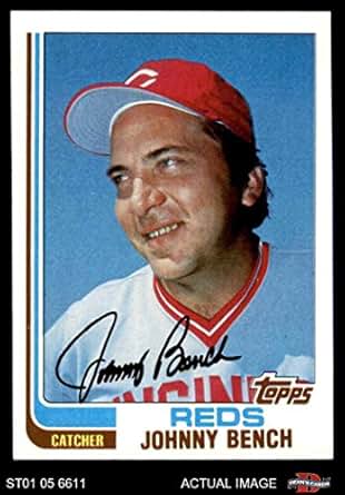 Amazon.com: 1982 Topps # 400 Johnny Bench Cincinnati Reds (Baseball Card) Dean's Cards 8 - NM/MT ...