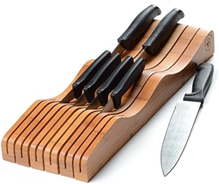 Bambusi By Belmint 100 Bamboo In Drawer Knife Block A 156