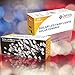 DeVida Patriotic Red White Blue Solar String Lights Decorations, Outdoor Memorial Day, 4th of July Decor, Waterproof 100 Mini 2 Mode LED Strand Set for Patio, Tent, Camping, RV (Red White Blue)