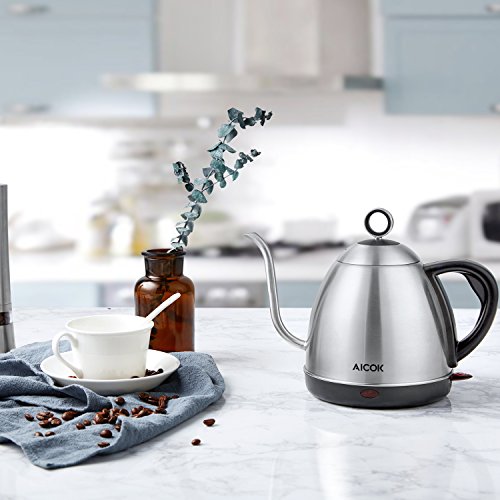 Electric Kettle, AICOK Electric Gooseneck Kettle, Pour Over Kettle for