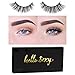 Icona Lashes False Eyelashes Pack - Fake Eyelashes Extensions - Soft, Fluffy Falsies with Tapered Ends & Professional-Grade Band - Handmade, Vegan, Reusable - Natural Black - Make Him Miss Me