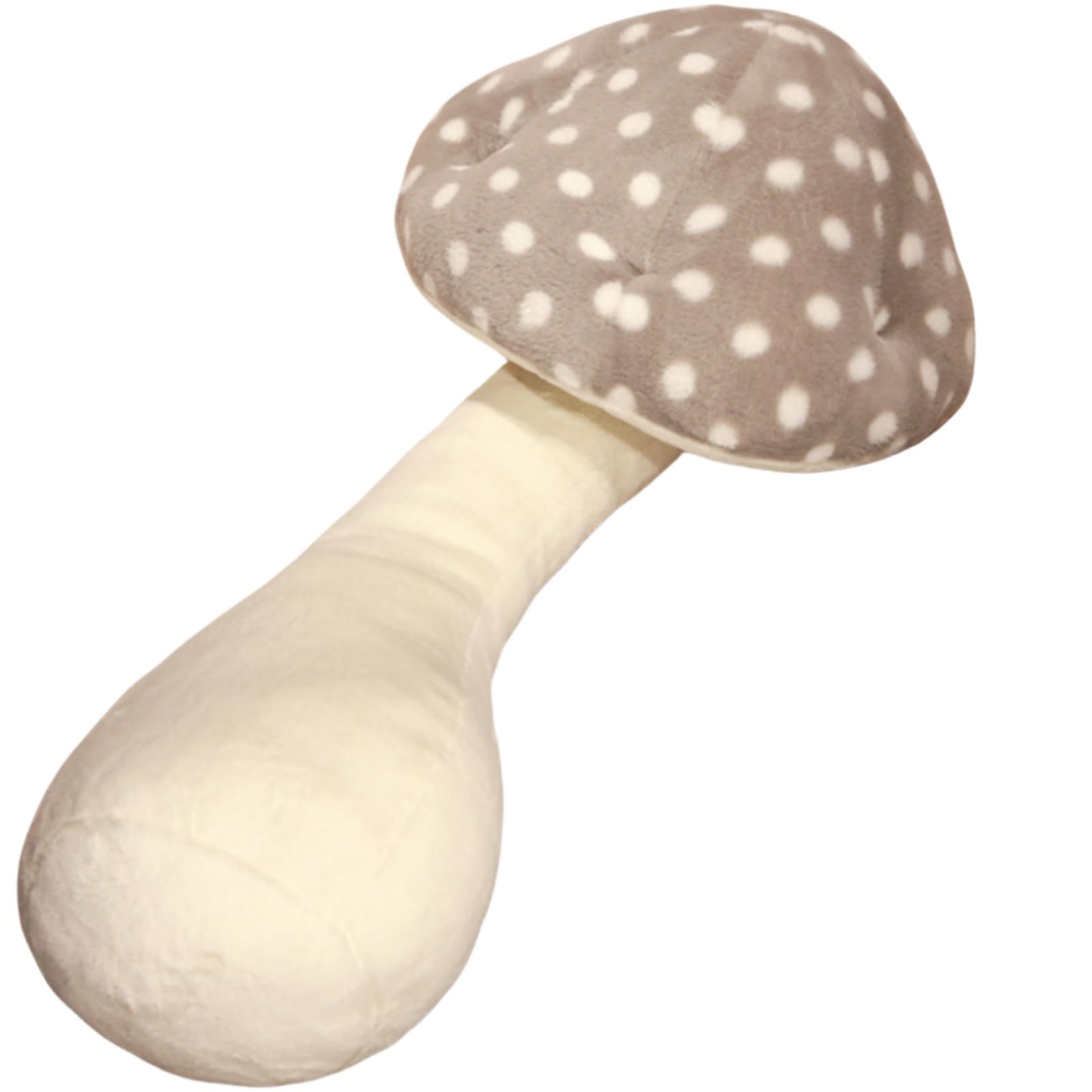OUKEYI Mushroom Plush Pillow - 30inchPlush Mushroom Shaped Stuffed Long Pillow - Cute Mushroom Stuffed Toy - Christmas Birthday Sofa Home Decoration (grey)
