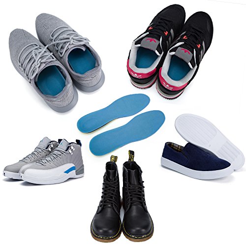 WOBAOS Memory Foam Orthopedic Silica Gel Shoe Insole, Sport Running