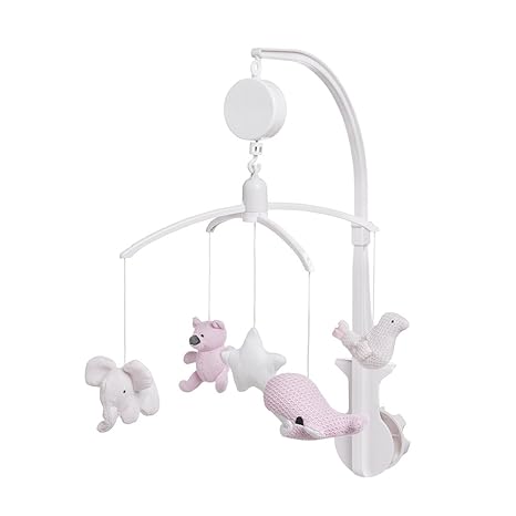 Baby’s Only Mobile - Babymobile fürs Kinderbett inklusive Spieluhr - Kinder-Mobile mit 5 freundlichen Figuren zur Beruhigung 
