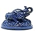 Feng Shui Blue Elephant and Rhinoceros for Protection + Free Red String Bracelet C1008