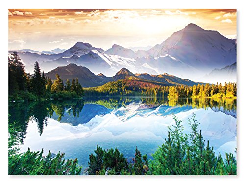 Melissa & doug 1,500-piece mountain lake jigsaw e21…