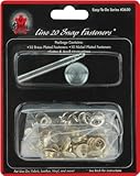 Easy-To-Do Series Line Snap Fasteners - 20 Ct *** Product Description: Easy-To-Do Series Line Snap Fasteners - 20 Ct. These Are Perfect For Use On Leather, Fabrics, Canvas And More. Kit Contains: 10 Brass Plated Fasteners And 10 Nickel Plated Fas ***