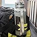 Swig Savvy Sports Water Bottle - with Silicone Sleeve. Fruit Infuser Water Bottle Filter and Leak Free Flip Top, EZ Open with One Click,Tritan Co-Polyester Plastic, 32oz Gray