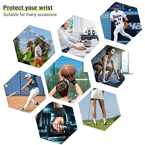 MAEXUS Handgelenk Bandagen, Handgelenkbandage Handgelenkstütze Handgelenk Bandagen Fitness Wrist Wrap für Fitness, Crossfit, Calisthenics, Kraftsport