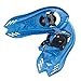 Winterial Pika Kids Snowshoes 18 inch Lightweight Aluminum Flat Terrain Snow Shoes, Blue