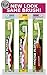 MOUTHWATCHERS Dr Plotkas Soft Flossing Toothbrush, 2 Manual Toothbrushes for Adults + 2 Kids Toothbrushes + 2 Folding Travel Toothbrushes, Good for Sensitive Teeth and Gums, 6 Pack - Colors Vary