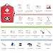 AIRSSON Survival Gear First Aid Kit Molle Medical Emergency Bag for Home School Car Office Sports Camping Hunting Outdoors Survival 2 Kinds to Choose