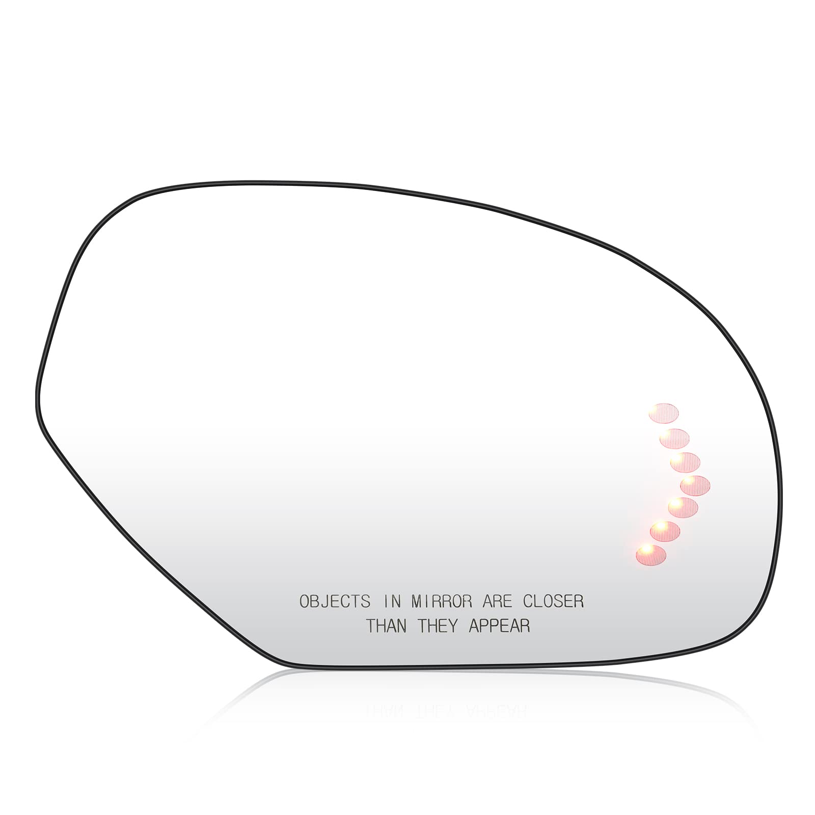 Photo 1 of Passenger Right Side View Mirror Glass for 2007-2013 Chevy Avalanche/Suburban 2500/GMC Sierra 1500 2500HD 3500HD, 2007-2014 Cadillac Escalade/Chevy Silverado 2500HD 3500HD/1500/Tahoe/GMC Yukon