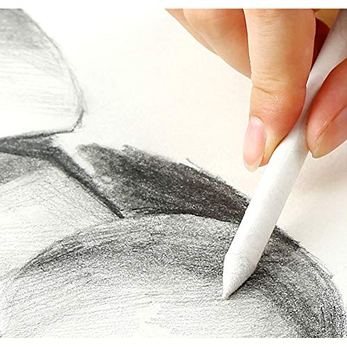 2 Sets 12 Pcs Sketch Paper Stump Pencil, Art Blenders Paper Eraser Correction Student Sketch Drawing Tools Pencil Extension Tool Sketch Art Drawing Pens - Thumbnail 3