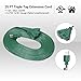 DEWENWILS 25 FT Green Outdoor Tri-Tap Extension Cord Splitter, Weatherproof 16/3 SJTW Power Cable for Outdoor String Light, Holiday Decoration and Landscaping Lights, ETL Listed, Pack of 2