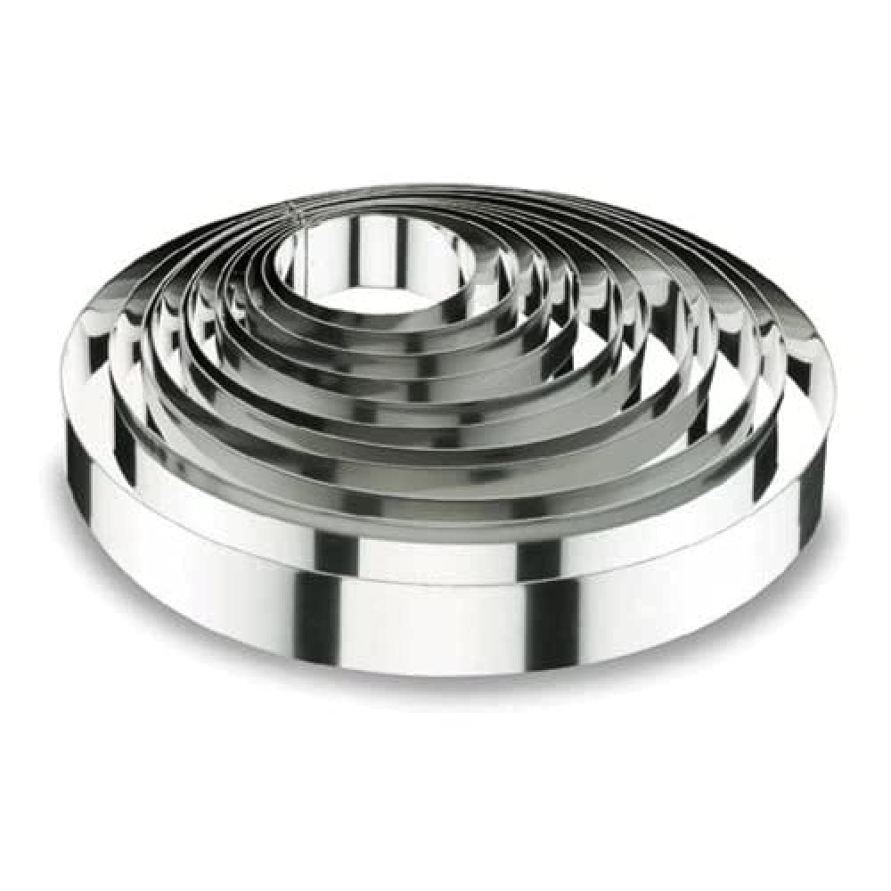 Lacor-68620-ROUND Cake Ring 20X6 CM. S/S. 18/10