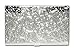 Metal Damask Embossed Business Card Case (Silver)