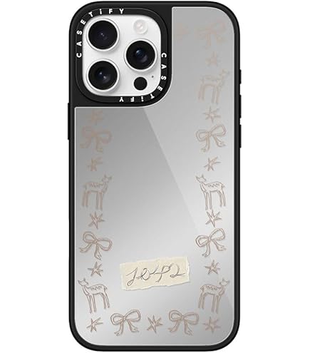iPhone16pro max CASETiFY ミラーケース シルバー Amazon.com: CASETiFY Mirror Case for iPhone 16 Pro Max [Reflective