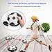 Hobbylane Hover Soccer Ball Kids Electric Football, Size 4 Disc Ball With LED Lights Foam Bumpers Indoors Outdoors Training Football with Parents Game As Hockey Ball Gliding Ball Kicking Play Ball