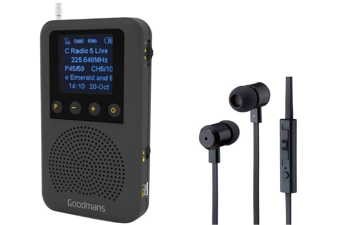 Goodmans Gdprdab Pocket DAB Radio Portable Stereo Amazon.co.uk TV