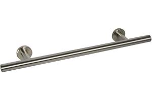 CKP #8000-B-160mm Brand Premium Series Stainless Steel Bar Pull with Backplate