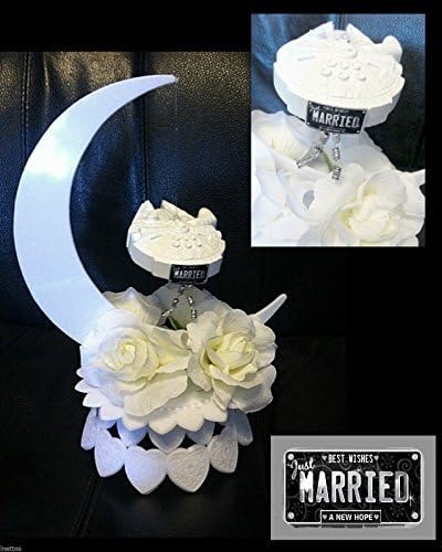 STAR WARS WEDDING CAKE TOPPER UNIQUE by by Liz