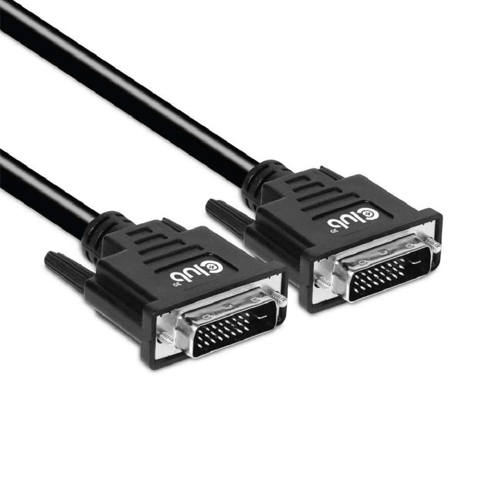 Club 3D DVI Cable Dual Link (24+1) Bi-Directional 3 m Male/Male