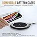 Qi Wireless Charger, Alpatronix 10W Qi-Certified Fast Charge Charging Pad for (10W) Galaxy S10+/S9+/S8+/Note 8 (7.5W) iPhone 12 Series, iPhone 11 Series, and iPhone 8 Series (No AC Adapter) Black