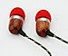 The House of Marley EM-JE000-FI Smile Jamaica - Jammin In-Ear Headphones - Fire