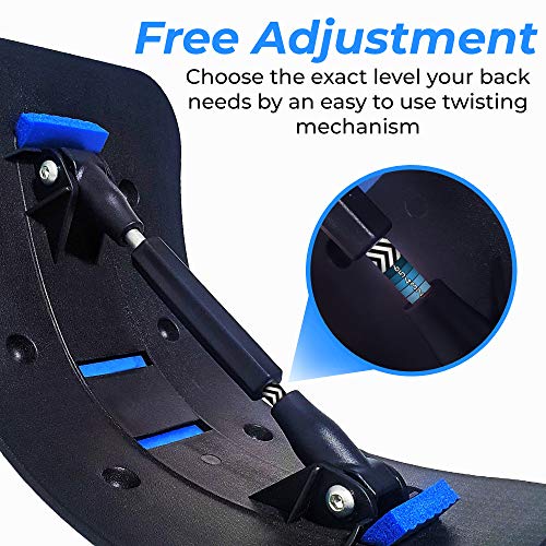 Back Stretcher for Pain Relief, Cracking Device Spine Adjustable Popper Board