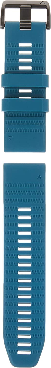Garmin QuickFit Watch Bands (26mm), suitable for selected fēnix-, epix-, Descent-, D2-, Instinct-, Forerunner- and Tactix series smartwatches, Original accessory, Silicone, Lakeside Blue