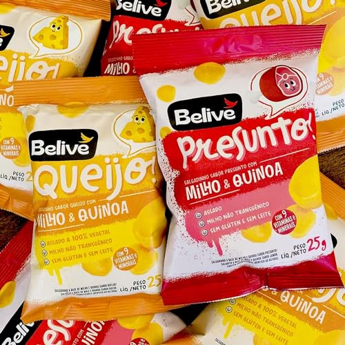 Kit Lanche Escolar Salgadinho Saudável BELIVE (30 pacotes)
