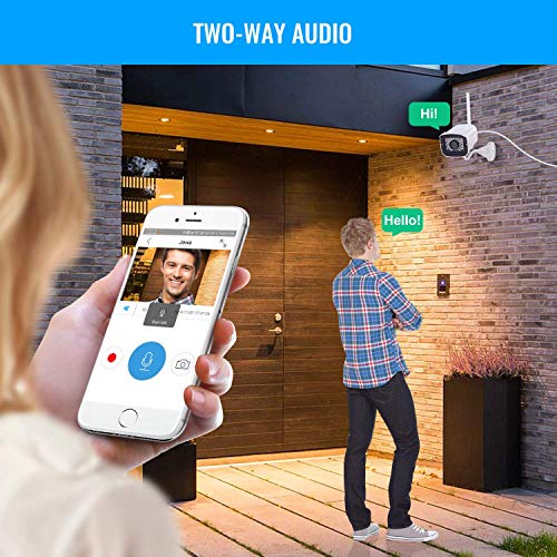 Outdoor Security Camera, 1080P WiFi Camera Wireless Surveillance