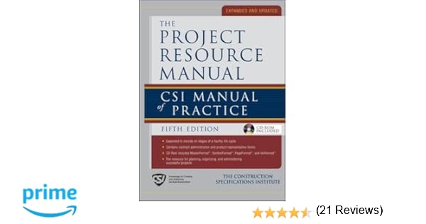 Csi Manual Manual Practice Project Resource Manual