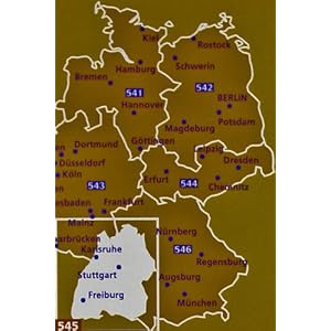 Germany Southwest (Michelin Regional Maps)