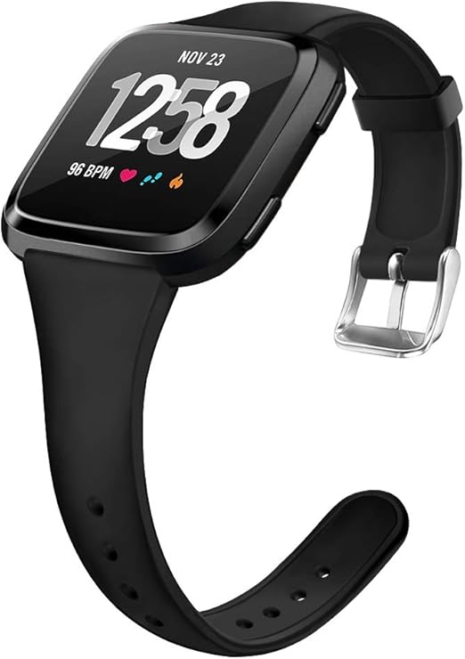 fitbit versa lite smartwatch with small & large band