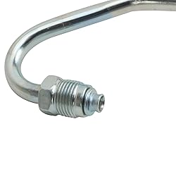 TRQ Rubber Steering Hose Assembly, Compatible with