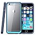 SUPCASE [Unicorn Beetle Series] Case Designed for iPhone 6S Plus Also Fit Apple iPhone 6 Plus, Clear Hybrid Protective Bumper Case (Blue)