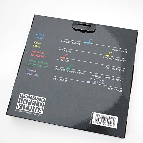 Thomastik-Infeld S42W Spirocore Bass Strings, Complete Set, Weich (Light), 4/4 Size, Orchestral Tuning