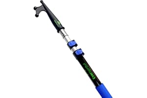 EVERSPROUT Telescoping Boat Hook | Floats, Scratch-Resistant, Sturdy Design | Durable & Lightweight, 3-Stage Anodized Aluminum Pole | Threaded End for Boating Accessories