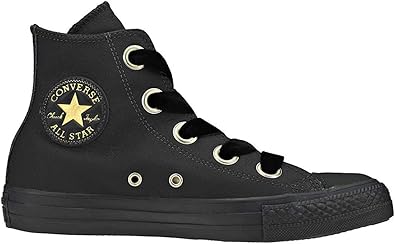 converse black with gold