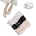 Low Cut Socks Women lace liner socks Cotton silicone non-slip girls Invisible No Show Socks, Black/White/Pink One Size Fits most