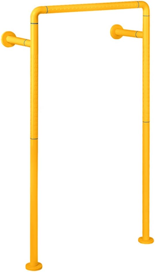 Handrails WSSF Barrier-free Urinal Bathroom Public Toilets Disabled Armrest Anti-skid Safety Support Handle For Elderly Children Color Optional,60*25*120cm (Color : Yellow)