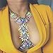 2017 Spring Summer Fashion Colorful Body Statement Vintage Necklace - BN201601